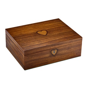 Wolf 1834 Ballet Musical Jewellery Box Sleeping Beauty Walnut Wood