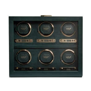 Wolf 1834 British Racing Remontoir 6 Montres Vert