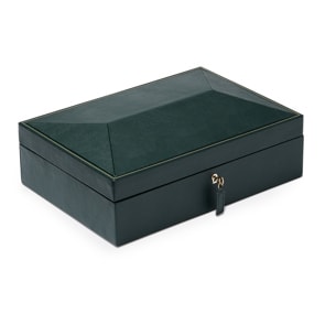 Wolf 1834 British Racing 8 Piece Watch Box Green