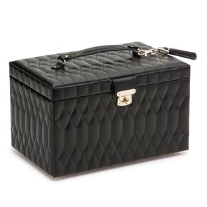 Wolf 1834 Caroline Large Jewellery Case Black