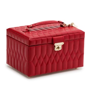 Wolf 1834 Caroline Medium Jewellery Case Red