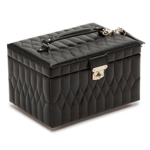 Wolf 1834 Caroline Medium Jewellery Case Black