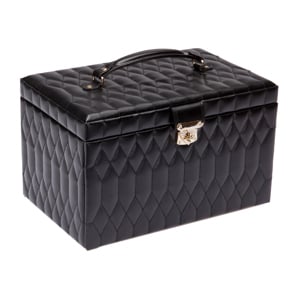 Wolf 1834 Caroline Extra Large Jewellery Case Black