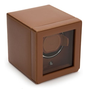 Wolf 1834 Cub Single Watch Winder Cognac