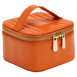 Wolf 1834 Maria Zip Jewellery Cube Orange