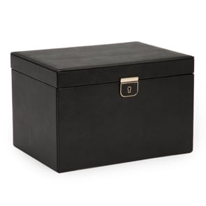 Wolf 1834 Palermo Large Jewellery Box Black Anthracite