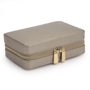 Wolf 1834 Palermo Zip Jewellery Case Pewter