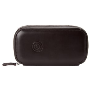 Wolf 1834 WM Brown 2 Piece Watch Zip Case Brown