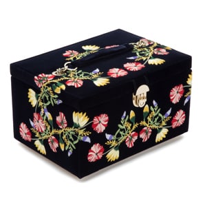 Wolf 1834 Zoe Medium Jewellery Box Indigo