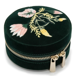 Wolf 1834 Zoe Travel Round Case Green
