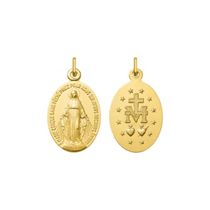 Wundertätige Medaille 375/9 K Gelbgold