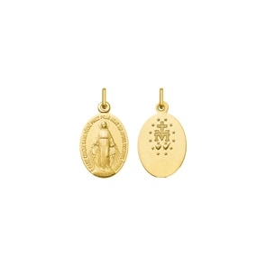 Wundertätige Medaille 375/9 K Gelbgold