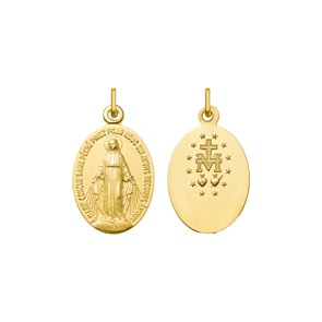 Wundertätige Medaille 375/9 K Gelbgold