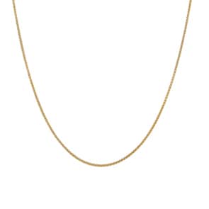 Zopfkette 750/18 K Gelbgold 1.2mm