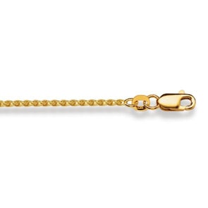 Zopfkette 750/18 K Gelbgold 1.6mm