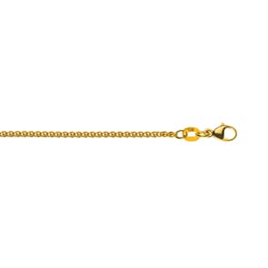 Zopfkette 750/18 K Gelbgold 1.6mm