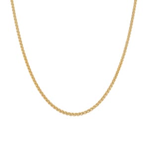 Zopfkette 750/18 K Gelbgold 2.1mm
