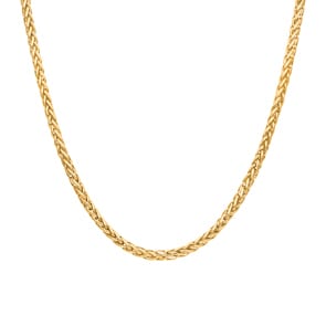 Wheat Chain 750/18 K Yellow Gold 3.4mm
