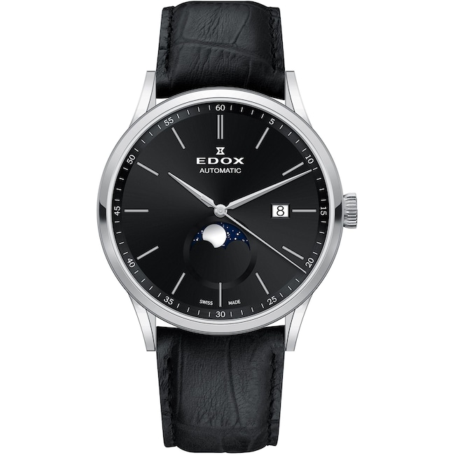 Montre à phase de lune avec cahier des charges précis Edox-les-vauberts-automatic-moonphase-7640174544844