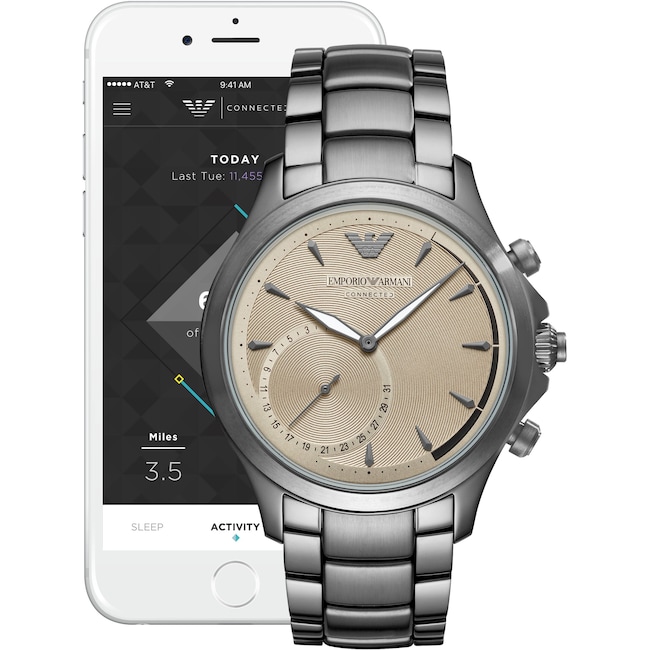 emporio armani 3019 hybrid smartwatch