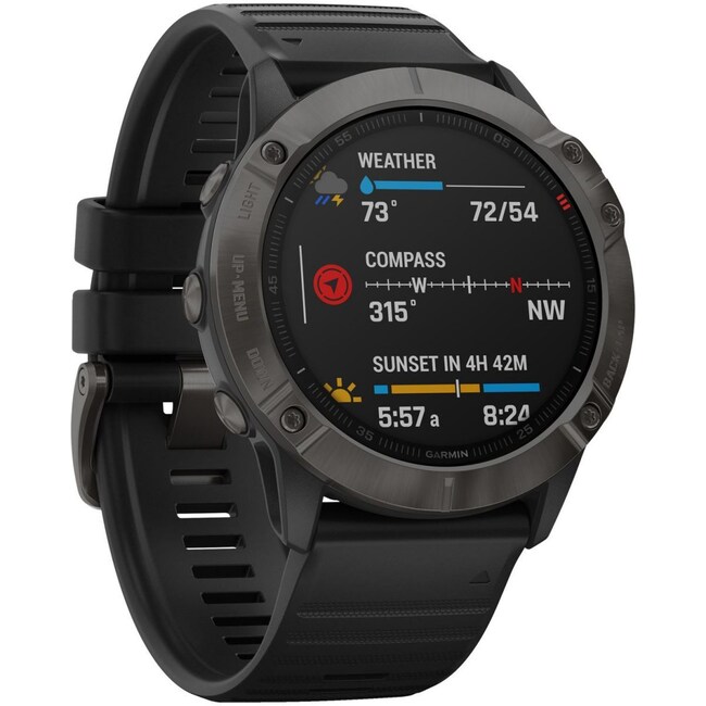 fenix 6x sapphire carbon gray