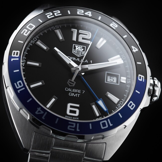 tag heuer formula 1 calibre 7 gmt