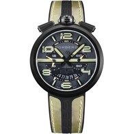 Bomberg 1968 Black & Green Chronograph