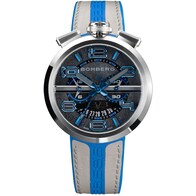 Bomberg 1968 Blue & Grey Chronograph