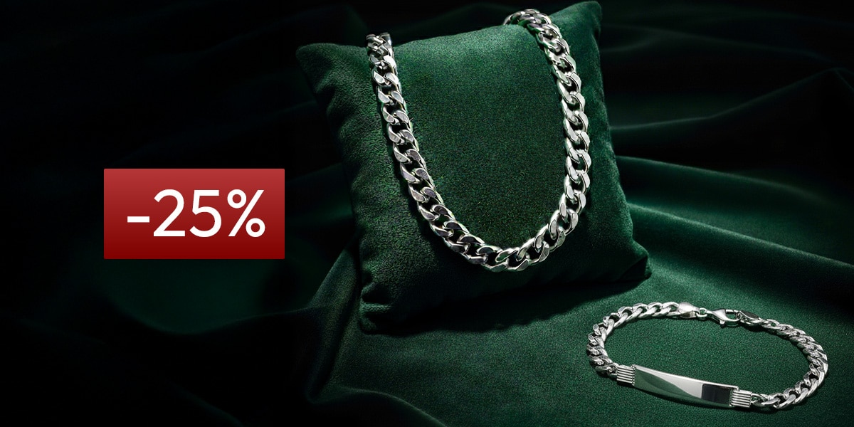 Bijoux en argent pour homme