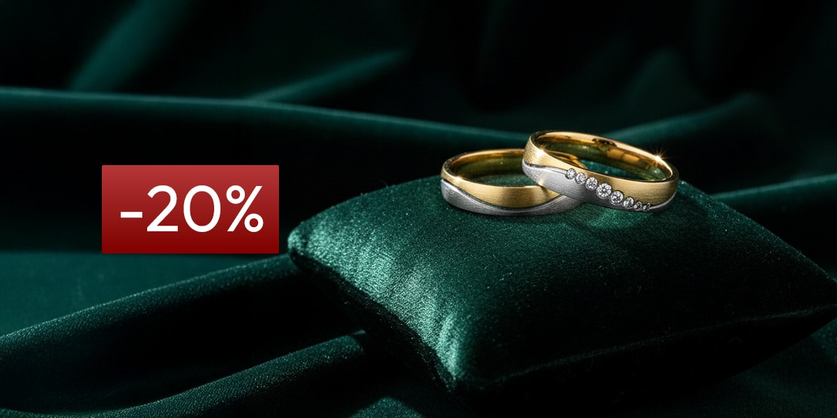 Collection d'alliances en or