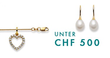 Bijoux pour femmes de moins de CHF 500