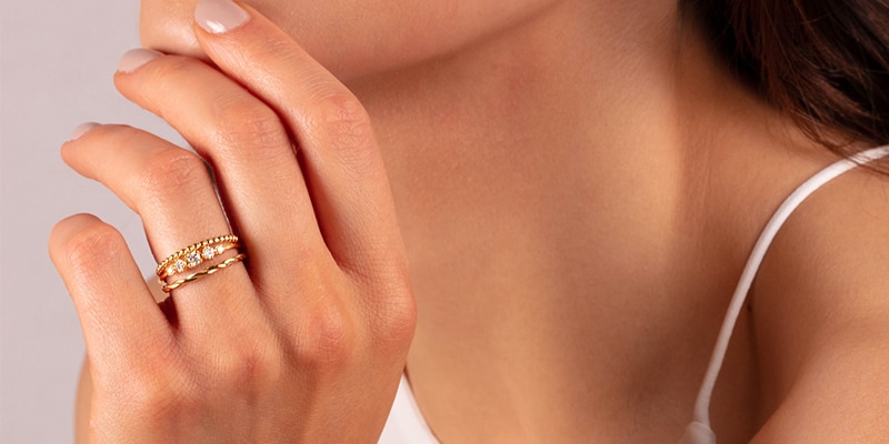 Goldschmuck in Gelbgold