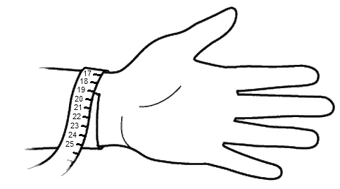 Handgelenkumfang