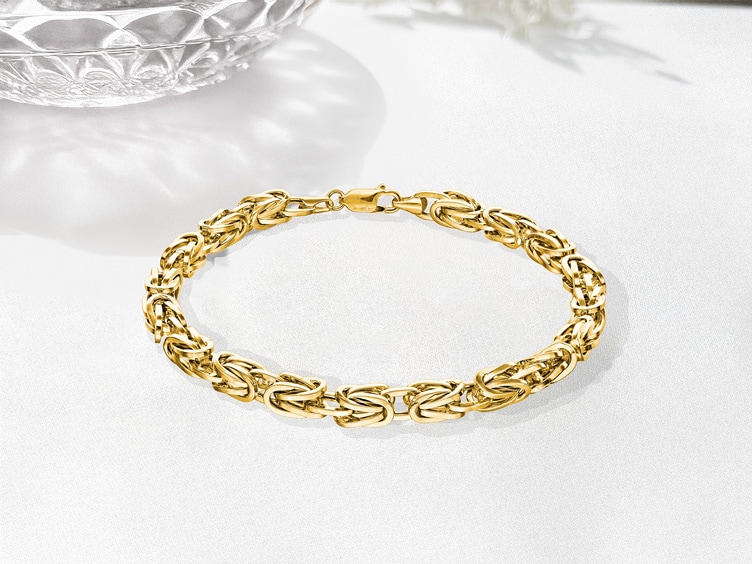 Königsarmbänder aus Gold und Silber Kollektion