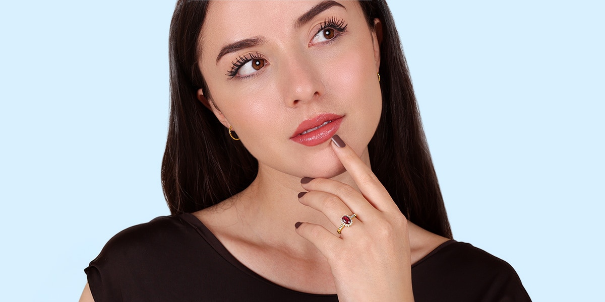 Unseren Rubin Schmuck entdecken