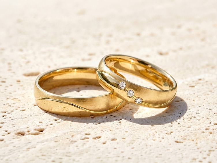 Gold Trauringe Kollektion