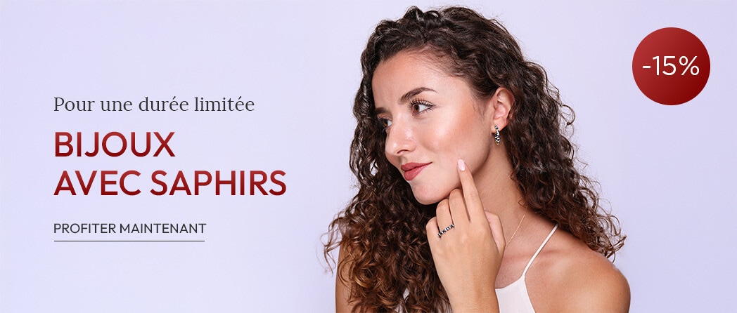 Action Bijoux avec saphirs