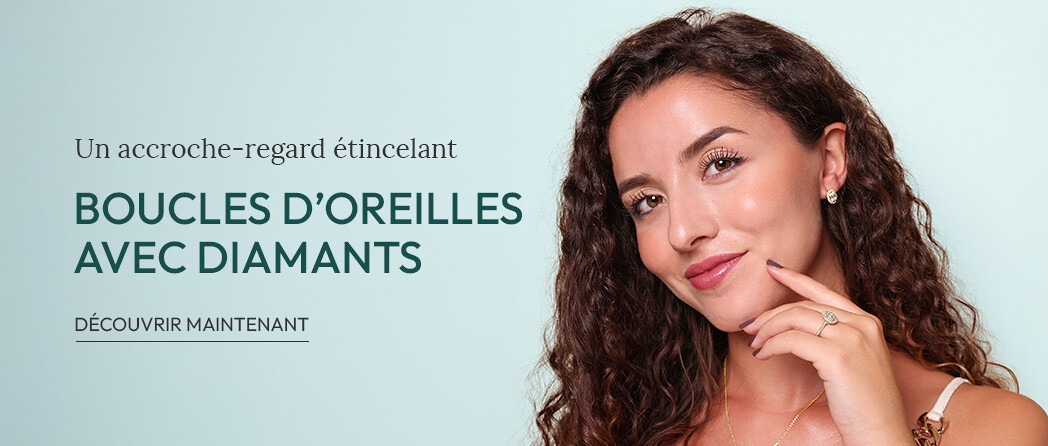 Découvrir les boucles d'oreilles avec diamants