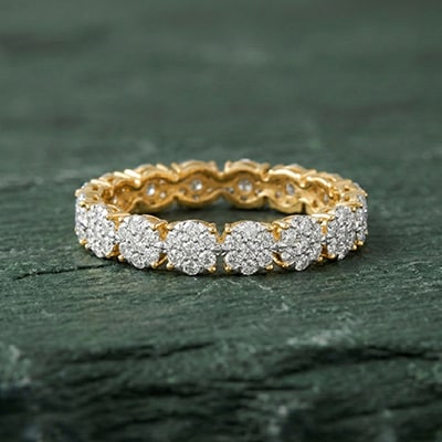 Bagues mémoire en or