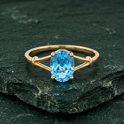 Blautopas Ringe