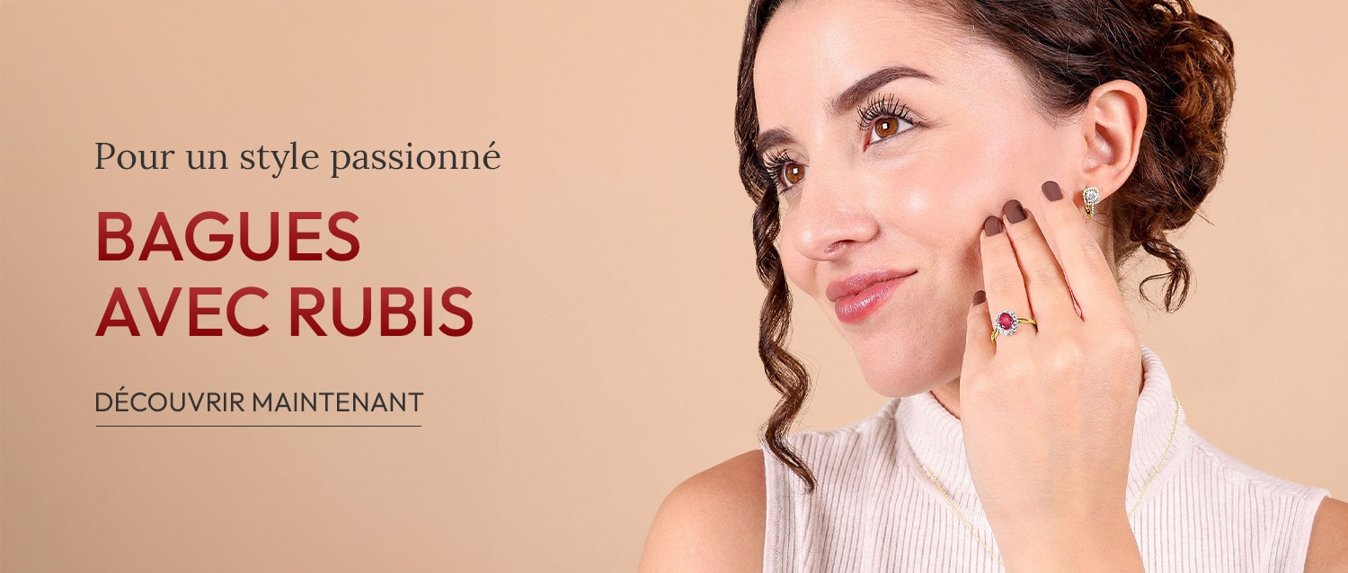 Bagues avec rubis