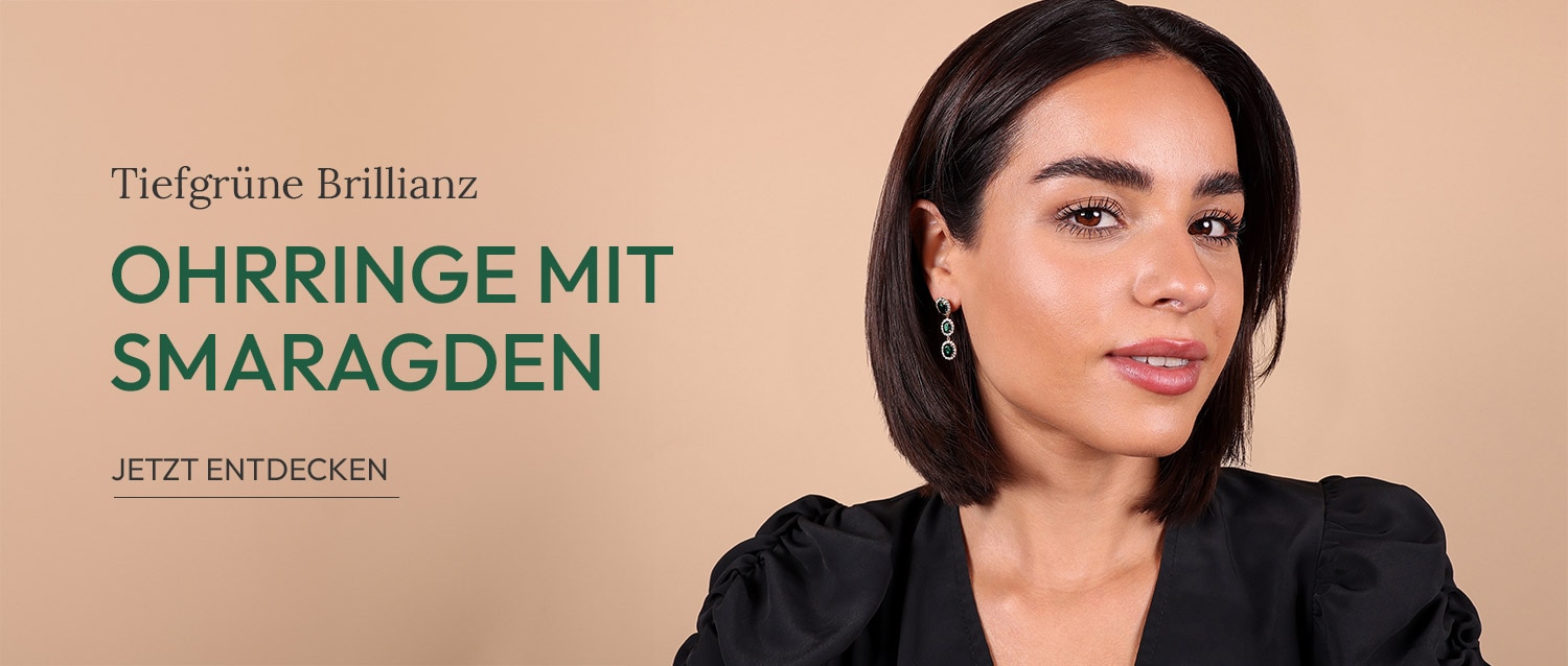 Ohrringe mit Smaragden