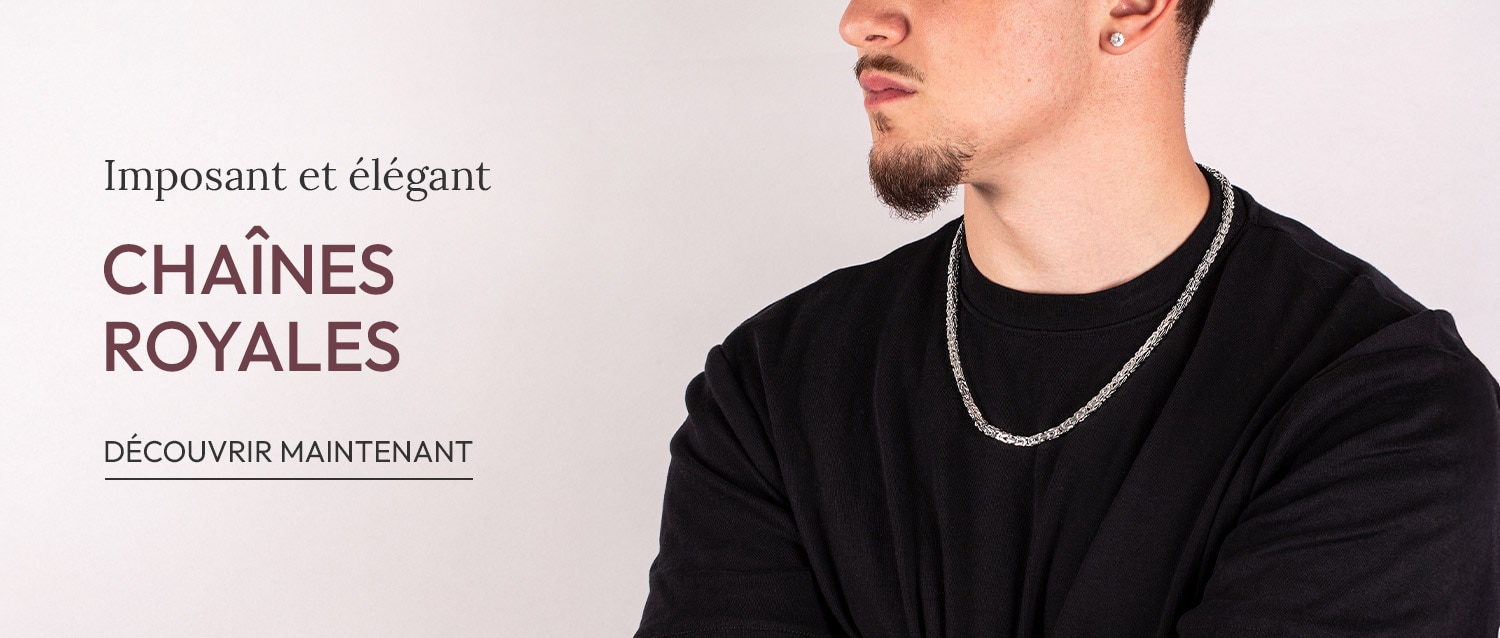 Découvrir les chaînes royales en argent