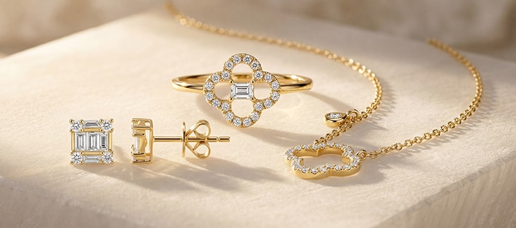 Bijoux avec diamants