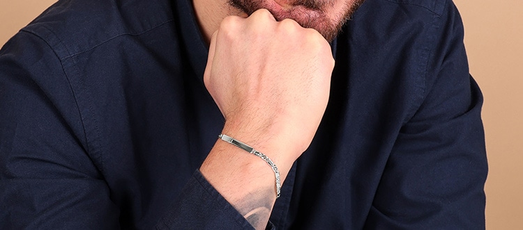 Robuste Silberarmbänder